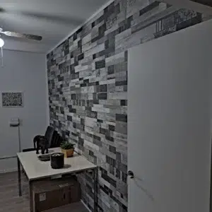 Suelo puesto en pared decoración de pared en madera